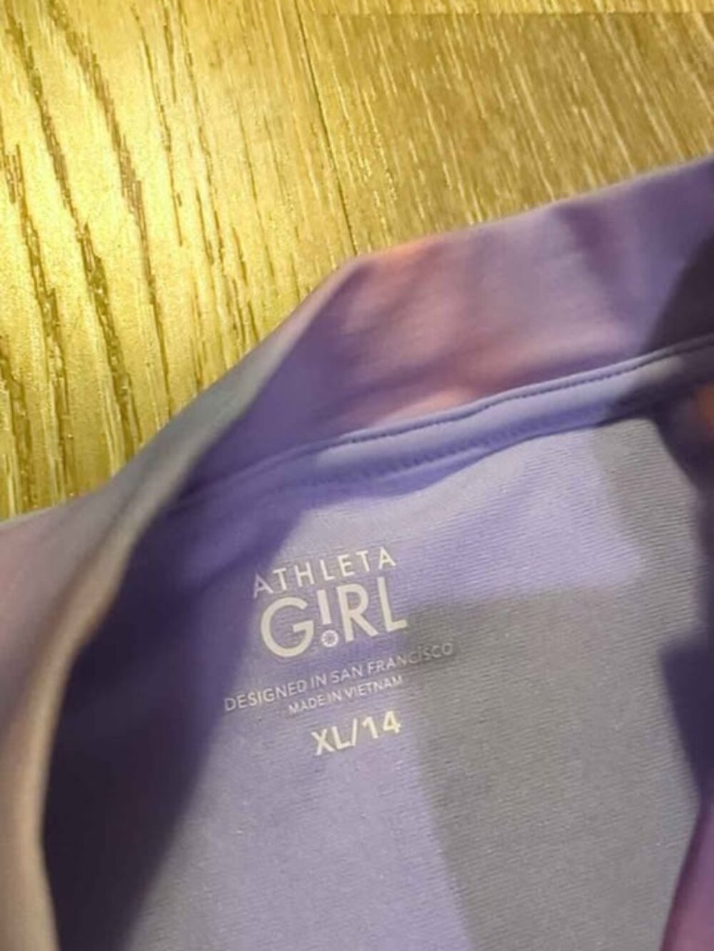 Athleta Girl Tie-Dye Long Sleeve Swimsuit XL/14 - Picture 2 of 4
